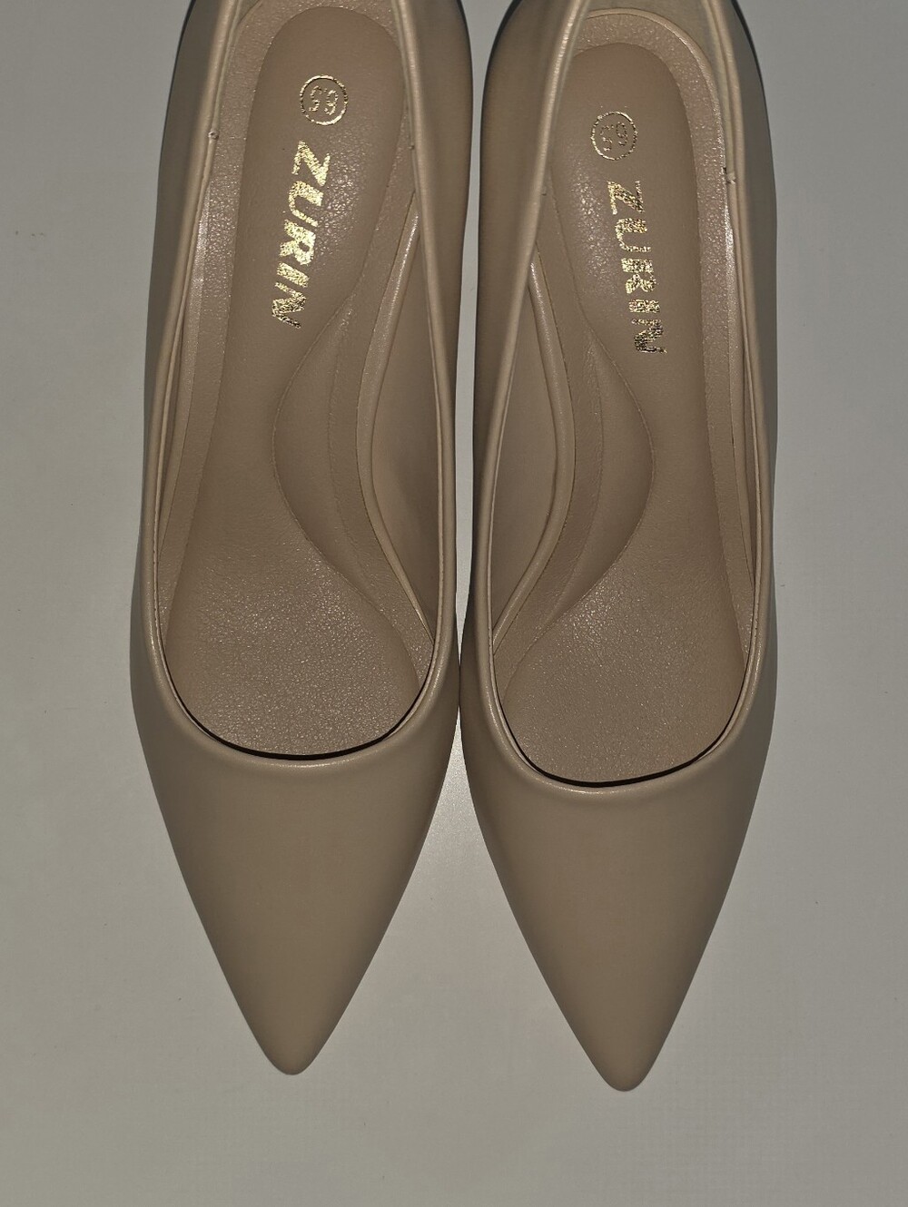 Women's Pointed-Toe Pumps in Nude — Sleek Everyday Heels